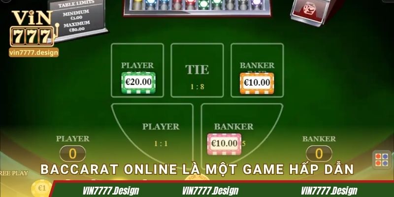 Baccarat online là một game hấp dẫn