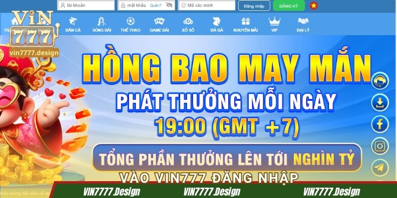 Vào Vin777 đăng nhập